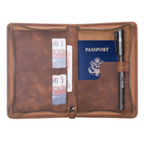Leather Passport Organizer Bag by Hardiston - premium mws_apo_generated