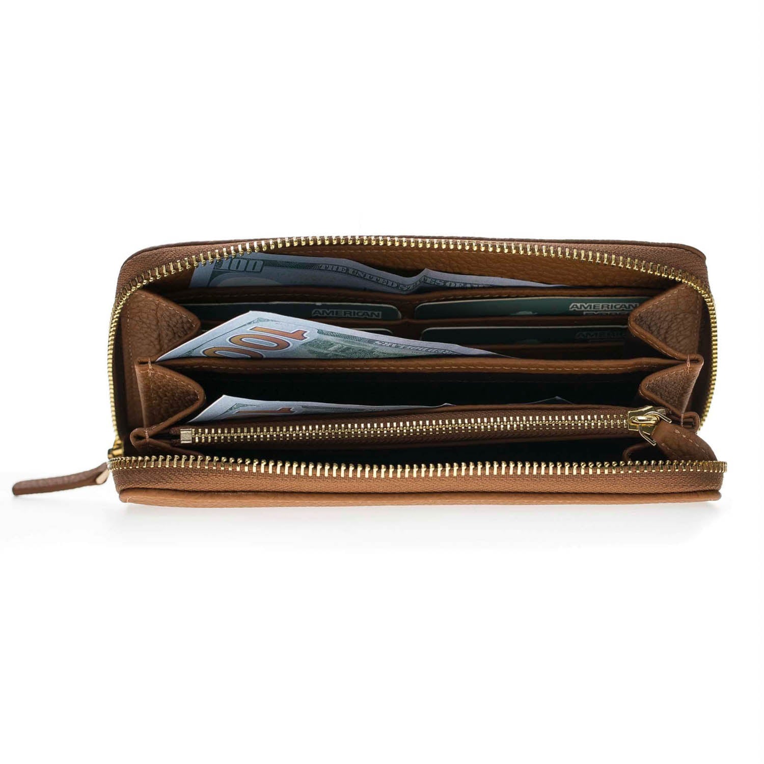 Handcrafted Leather Zip-Around Wallet for Women | Hardiston