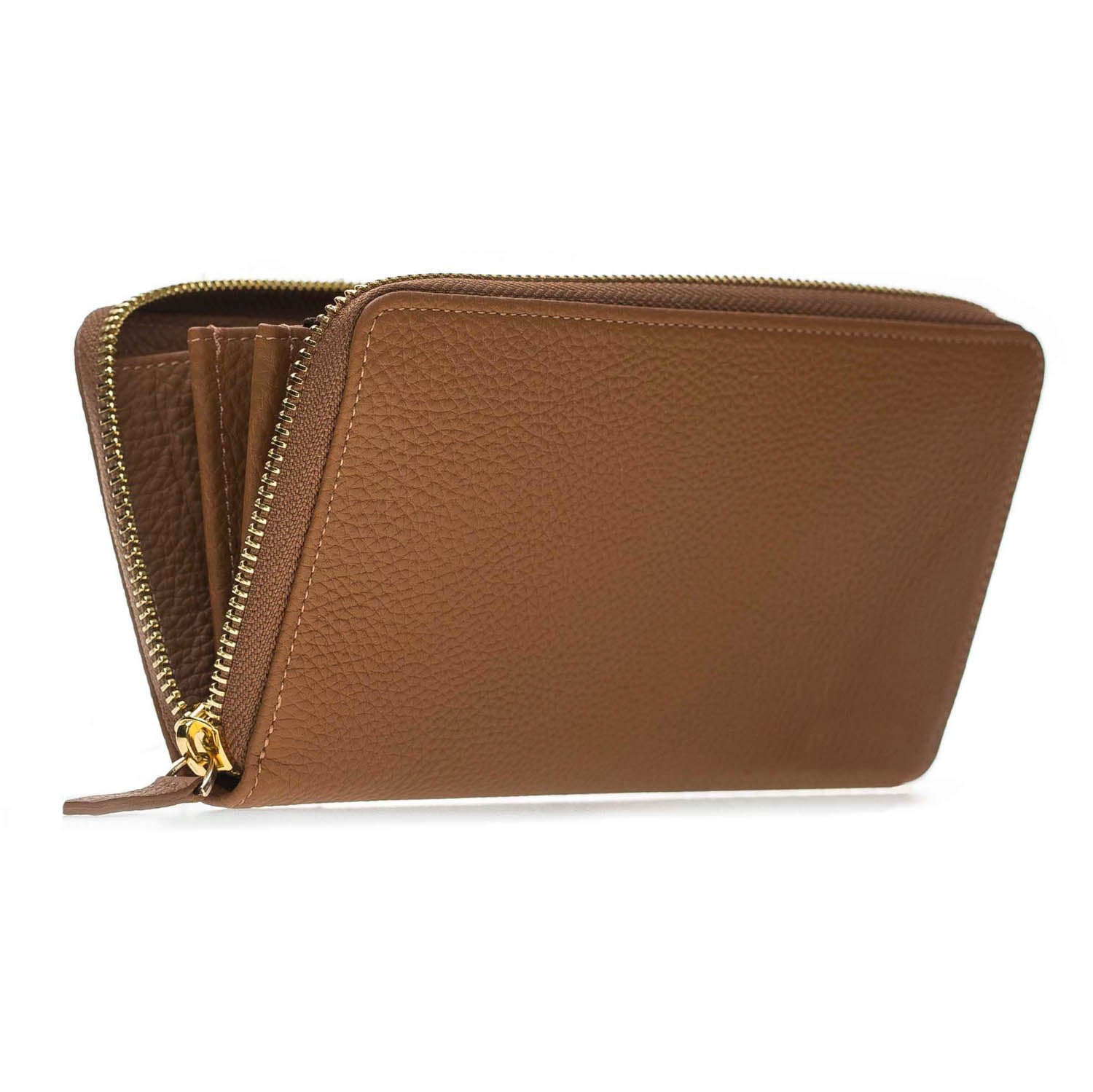 Handcrafted Leather Zip-Around Wallet for Women | Hardiston