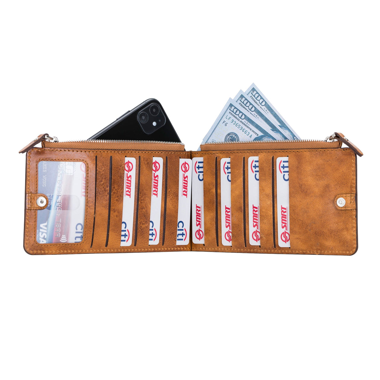 Leather V Style Wallet by Hardiston - premium Wallets