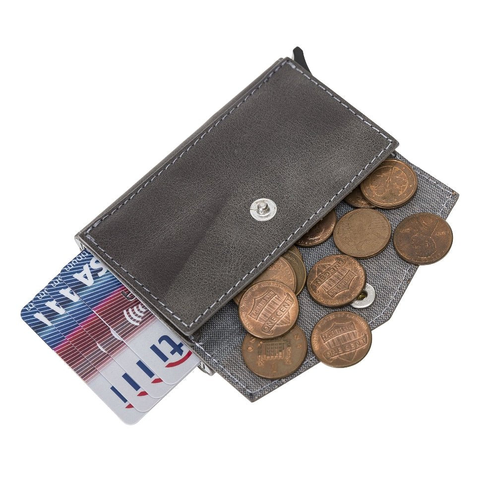 RFID Protected Card Holder Classic Flap Closure Wallet with Card and ID Slots by Hardiston - premium Card Holders