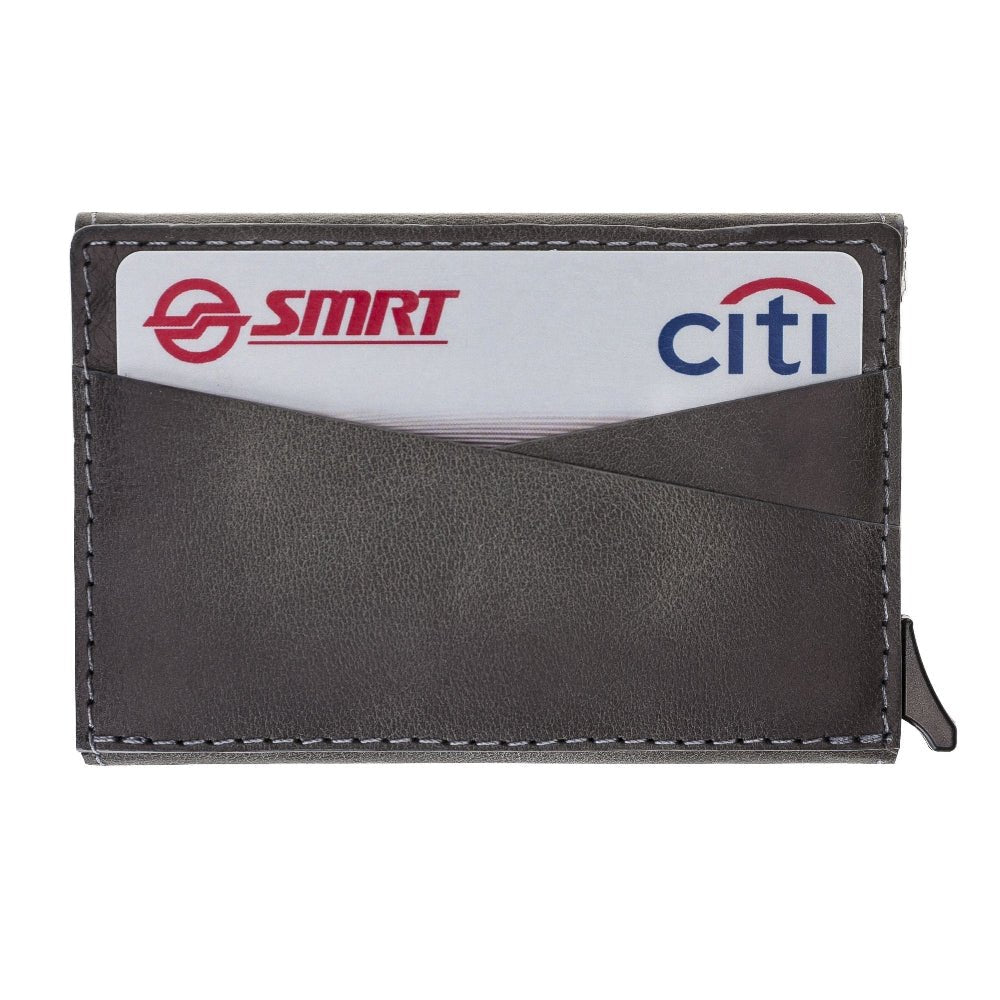 RFID Protected Card Holder Classic Flap Closure Wallet with Card and ID Slots by Hardiston - premium Card Holders
