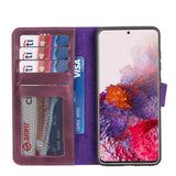 Samsung Galaxy S20 Magnetic Detachable Leather Wallet Case by Hardiston - premium Samsung S - 20 Cases
