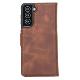 Samsung Galaxy S21 Magnetic Detachable Leather Wallet Case by Hardiston - premium Samsung S - 21 Cases