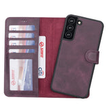 Samsung Galaxy S22 Plus Magnetic Detachable Leather Wallet Case by Hardiston - premium mws_apo_generated
