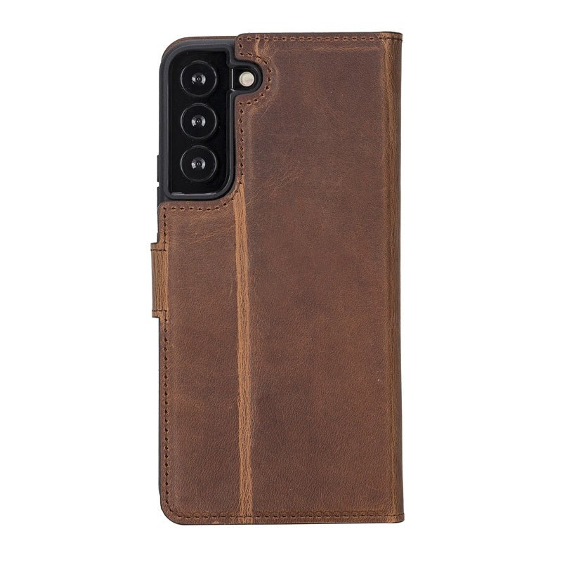 Samsung Galaxy S22 Plus Magnetic Detachable Leather Wallet Case by Hardiston - premium Samsung S - 22 Cases