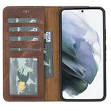 Samsung Galaxy S22 Plus Magnetic Detachable Leather Wallet Case by Hardiston - premium Samsung S - 22 Cases