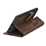 Samsung Galaxy S22 Ultra Magnetic Detachable Leather Wallet Case by Hardiston - premium Samsung S - 22 Cases