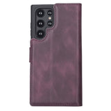 Samsung Galaxy S22 Ultra Magnetic Detachable Leather Wallet Case by Hardiston - premium Samsung S - 22 Cases