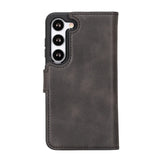 Samsung Galaxy S23 Magnetic Detachable Leather Wallet Case by Hardiston - premium Samsung S - 23 Cases