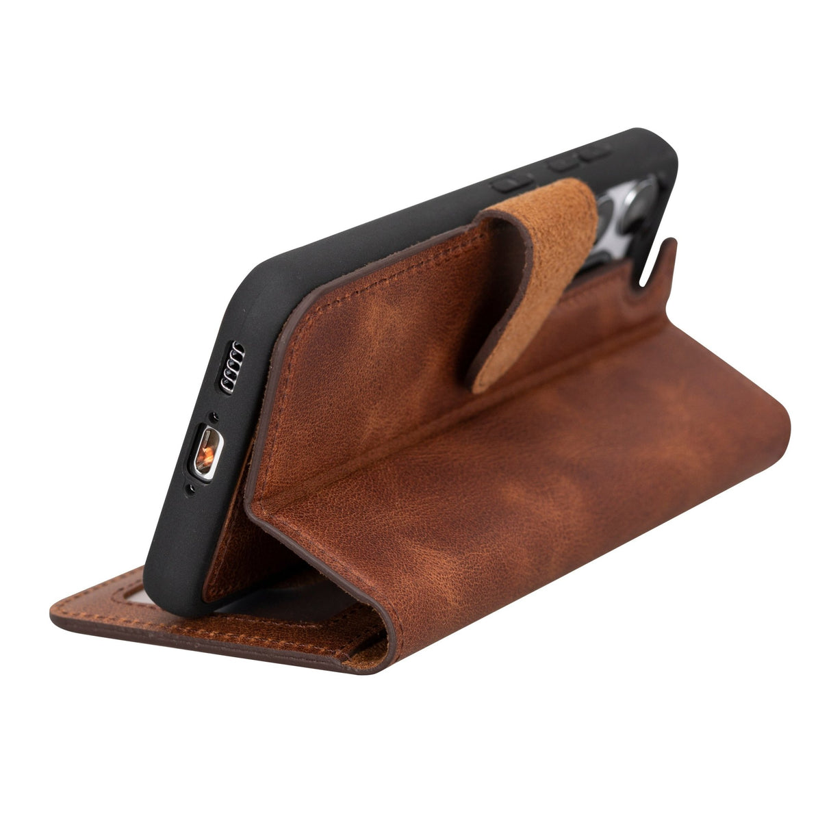 Samsung Galaxy S23 Magnetic Detachable Leather Wallet Case by Hardiston - premium Samsung S - 23 Cases