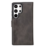Samsung Galaxy S23 Ultra Magnetic Detachable Leather Wallet Case by Hardiston - premium Samsung S - 23 Cases