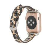 Slim Beady Leather Band for Apple Watch by Hardiston - premium Watch Bands - Apple