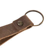 Slim Leather Keychain Holder