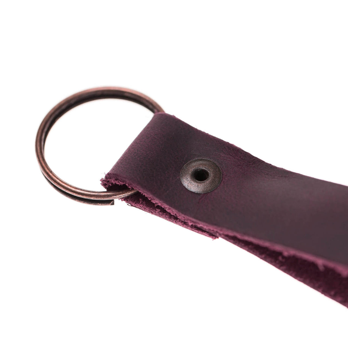 Slim Leather Keychain Holder