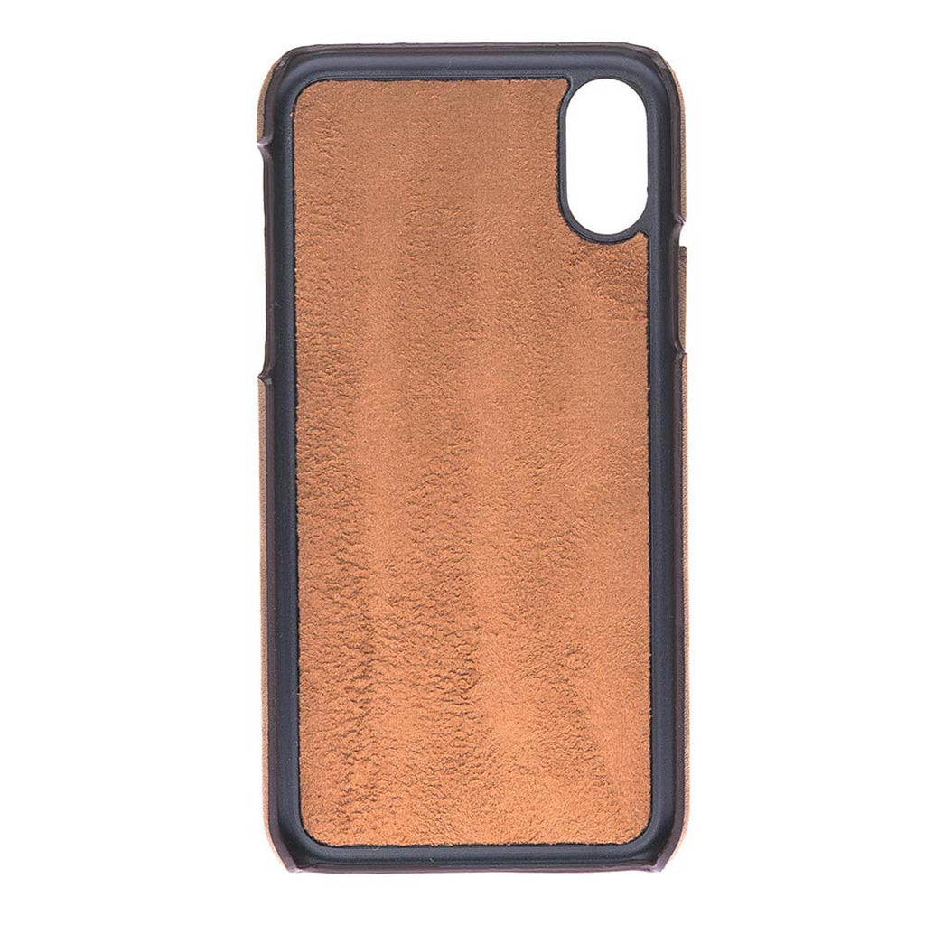 Snap On Leather Wallet Case for iPhone X / XS