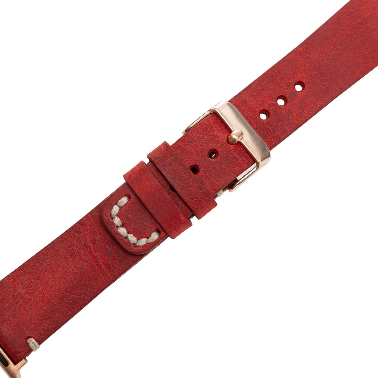 Anchor-Stitched Leather Band - Apple Watch | Hardiston