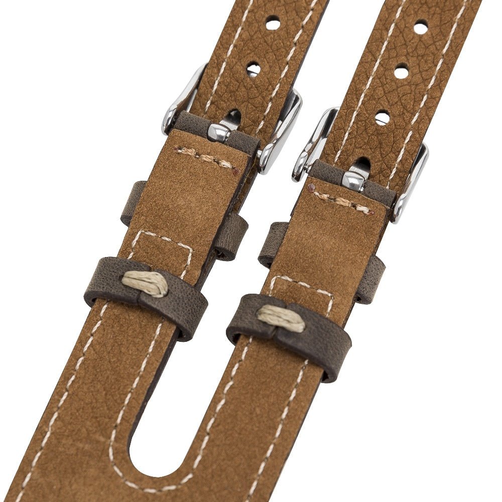 Twin Strap Leather Band for Apple Watch by Hardiston - premium Watch Bands - Apple