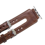 Twin Strap Leather Band for Apple Watch by Hardiston - premium Watch Bands - Apple